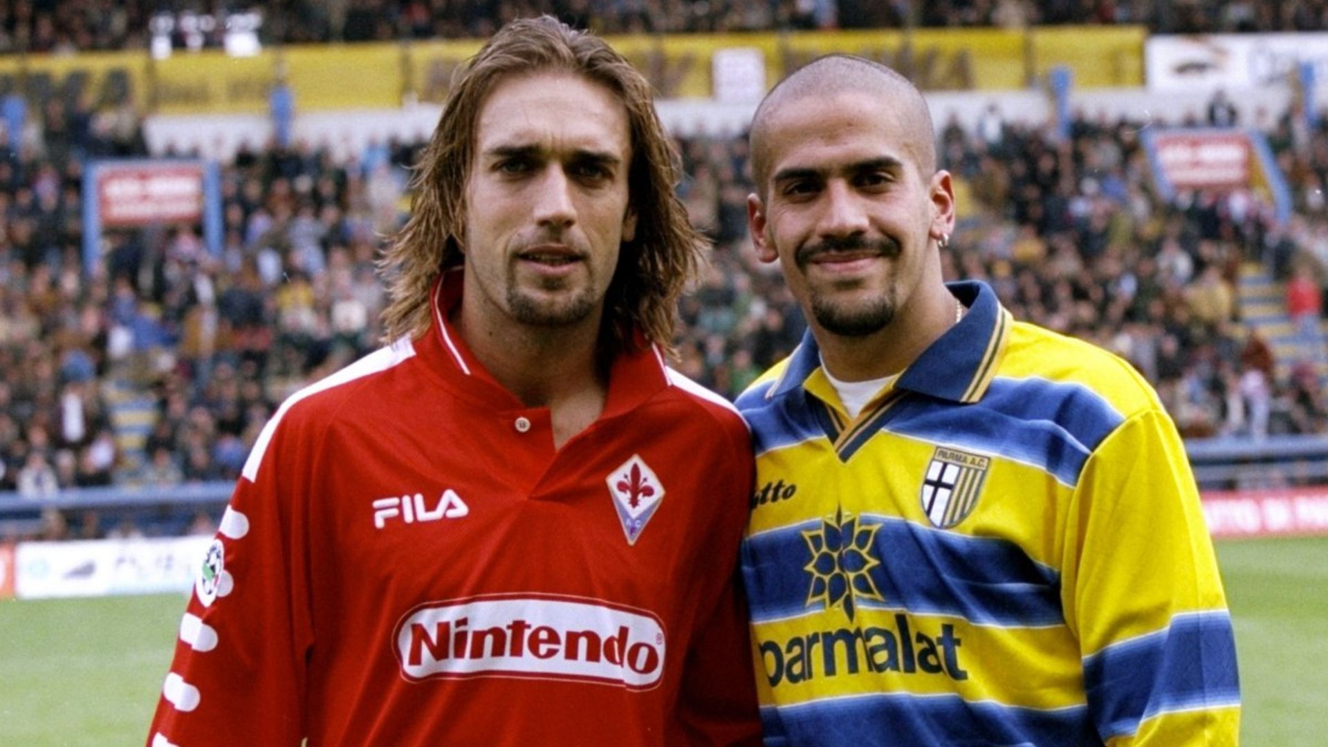 Gabriel Omar Batistuta Juan Sebastian Veron Parma Fiorentina Serie A 1998/99
