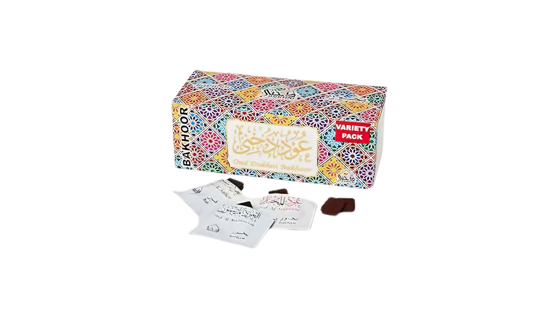 دخني عود بخور | صندوق متنوع | 30 قطعة بخور | مجموعة الهدايا وعبوات إعادة التعبئة | بخور عربي | مثالي للصلاة والهدايا في رمضان| فاخر ، يدوم طويلاً