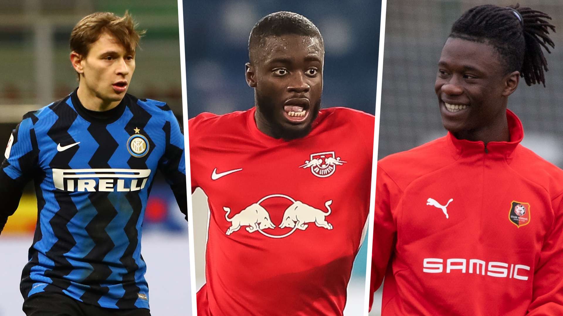 GFX Nicolo Barella Dayot Upamecano Eduardo Camavinga