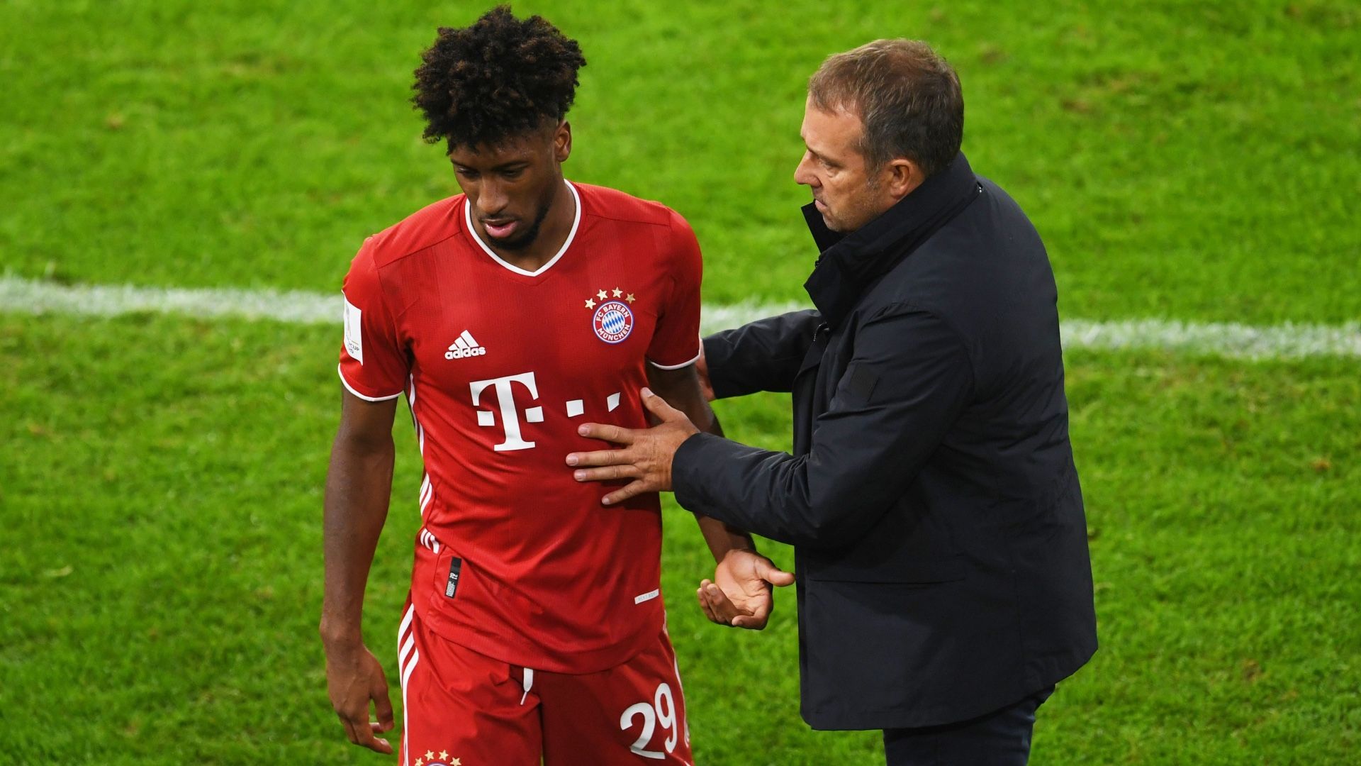 Kingsley Coman Hansi Flick Bayern Munchen 2020