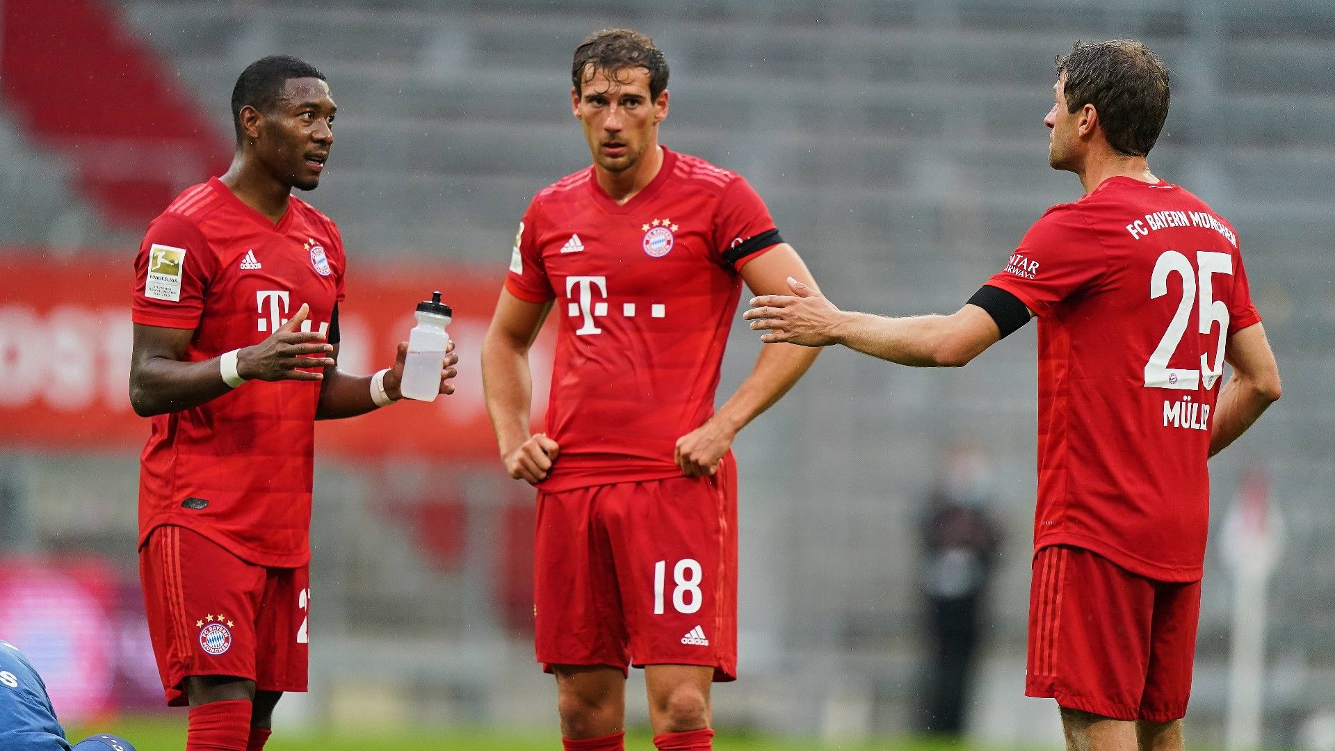 GER ONLY David Alaba Leon Goretzka Thomas Müller FC Bayern