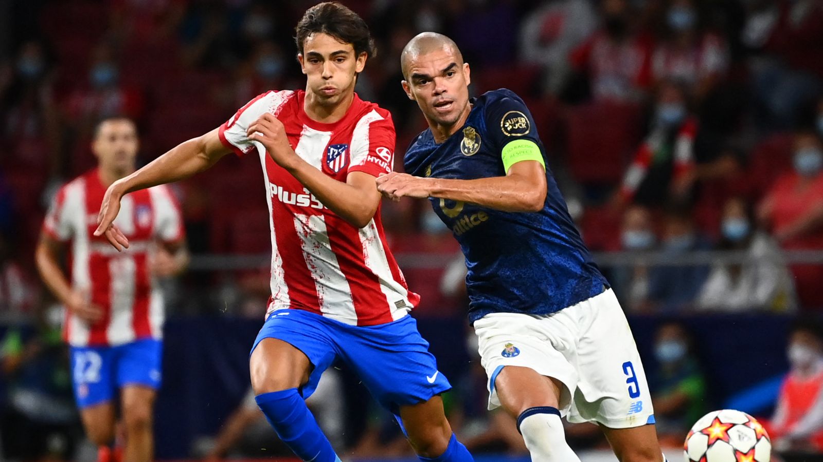 Joao Felix Pepe Atletico Madrid Oporto Champions Leagueq