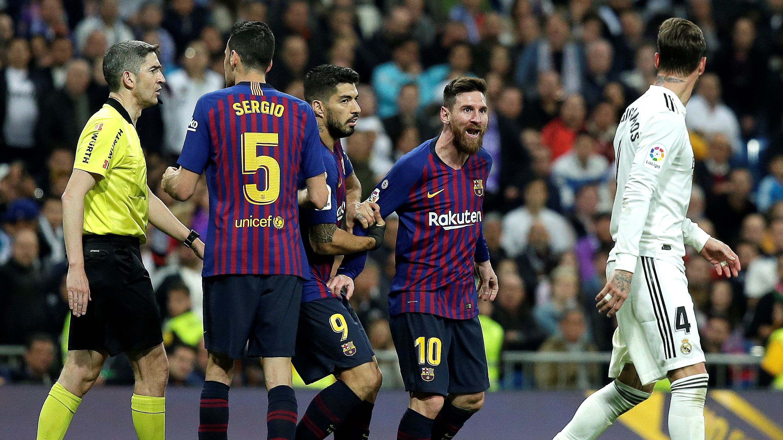 Lionel Messi Sergio Ramos Real Madrid Barcelona LaLiga 03022019
