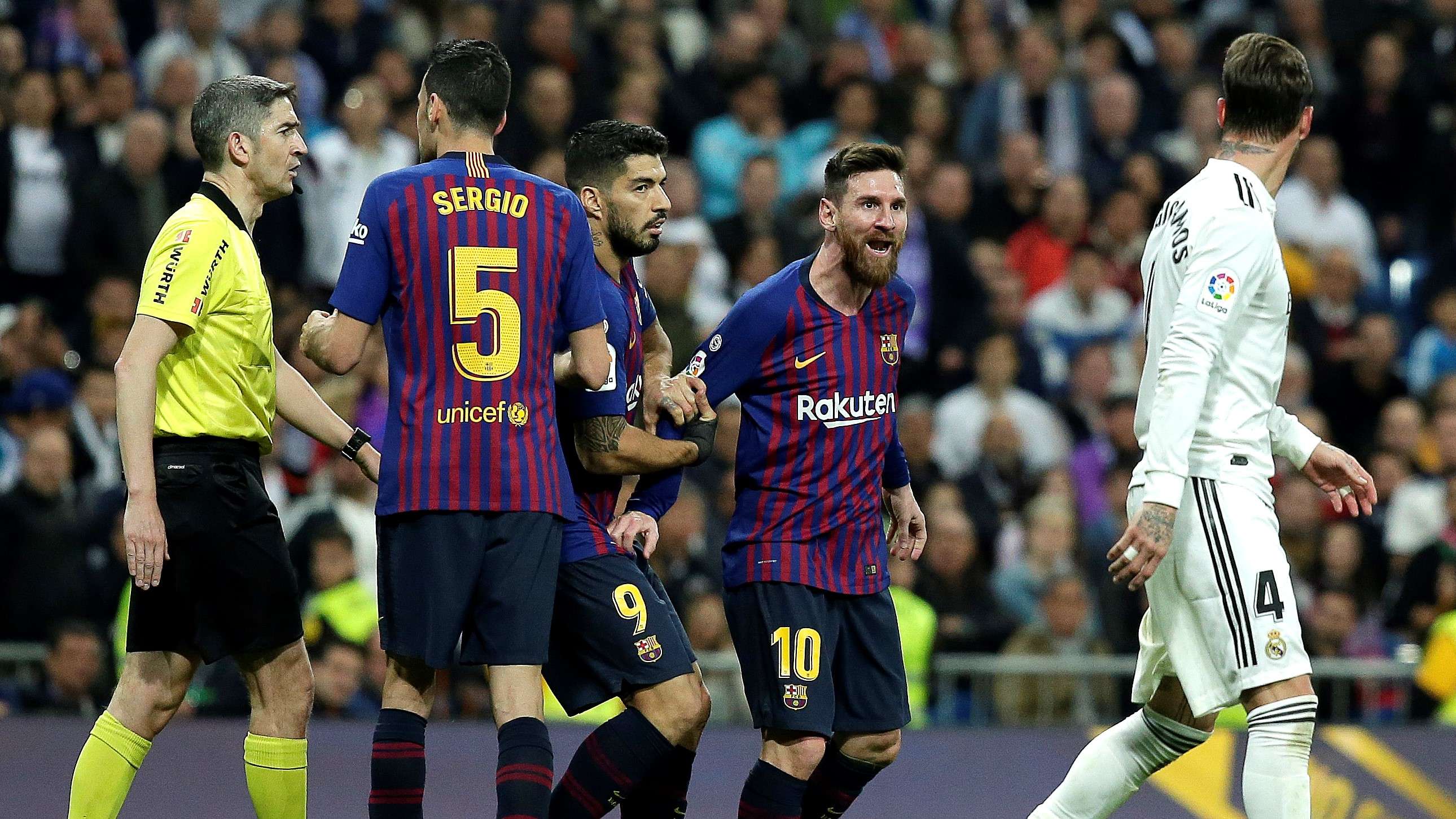Lionel Messi Sergio Ramos Real Madrid Barcelona LaLiga 03022019