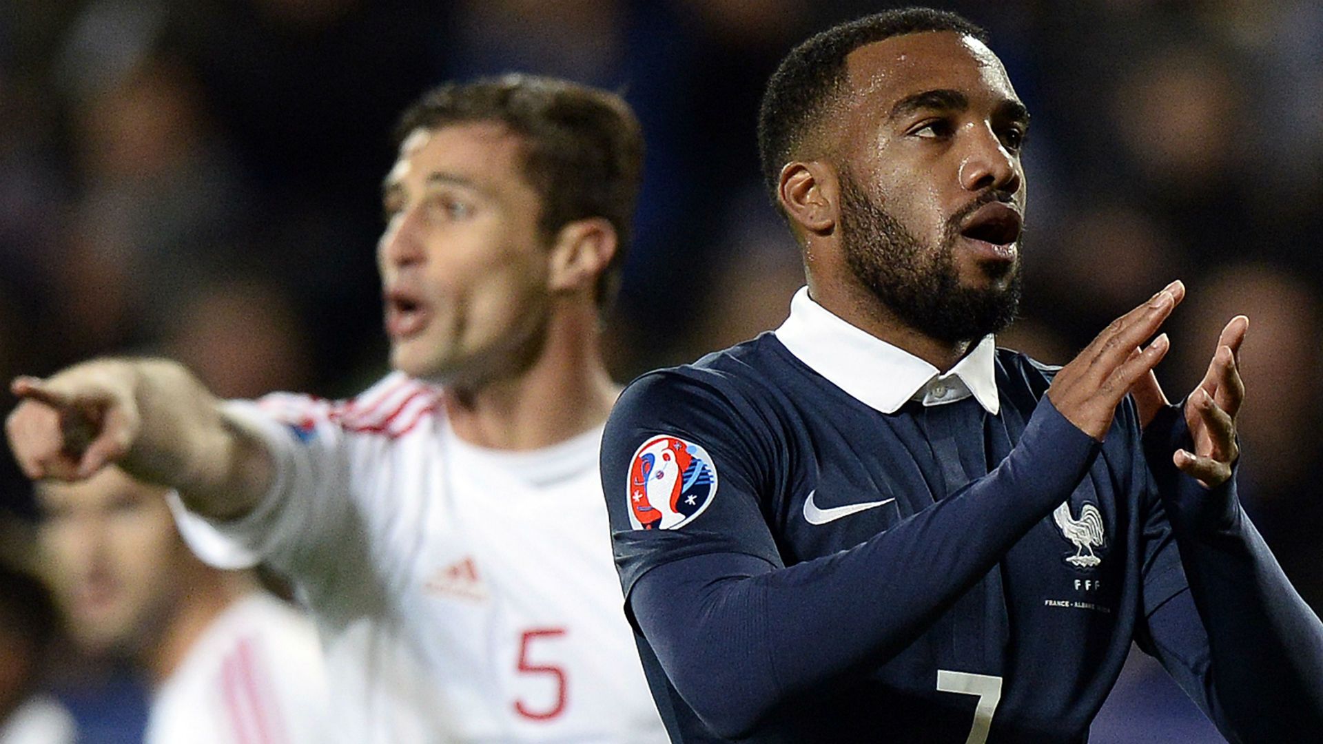 Alexandre Lacazette France Albania Friendly 14112014
