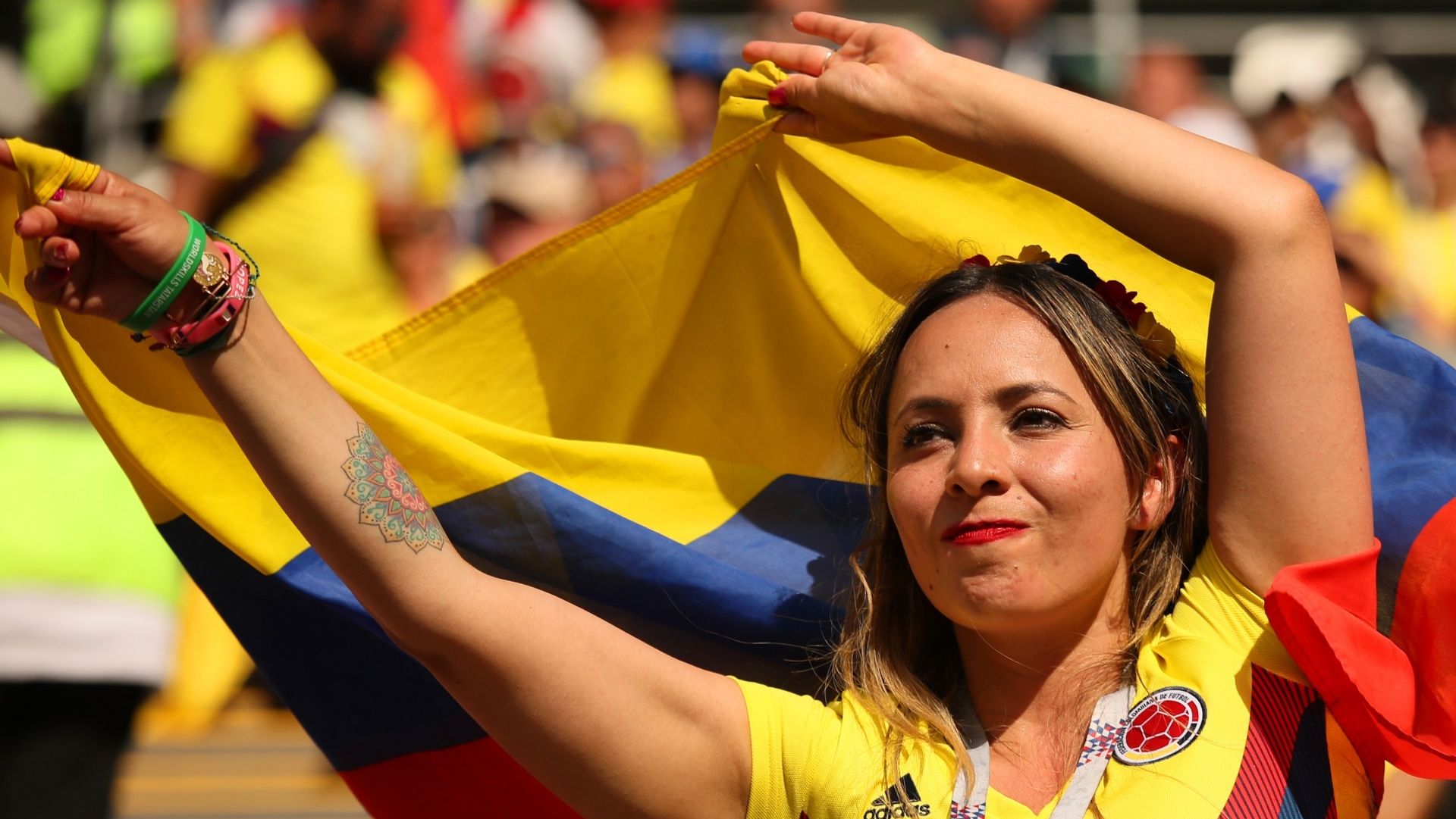 美女サポワールドカップ_コロンビアvs日本_コロンビア4