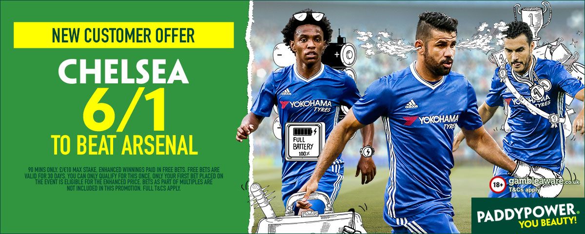 GFX Arsenal Chelsea enhanced betting