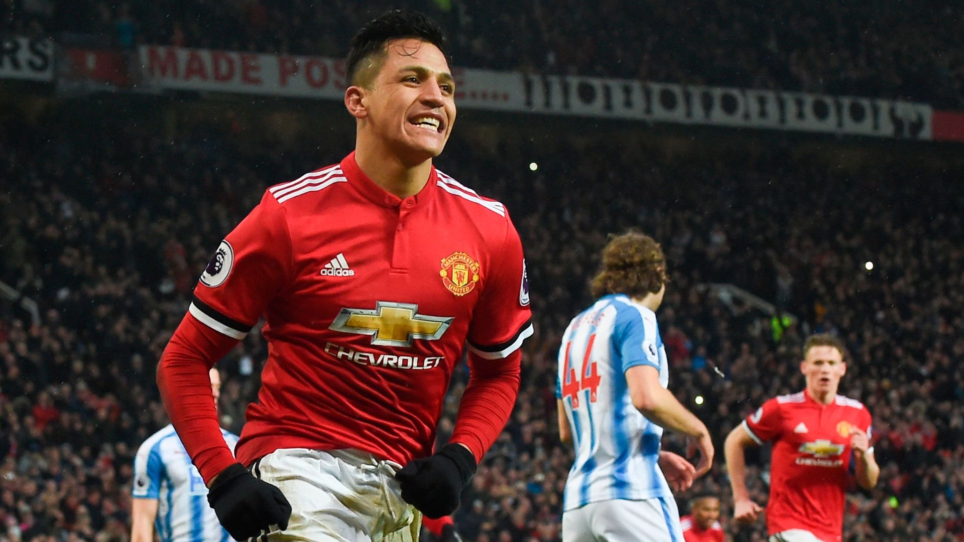 Alexis Sanchez Manchester United Huddersfield
