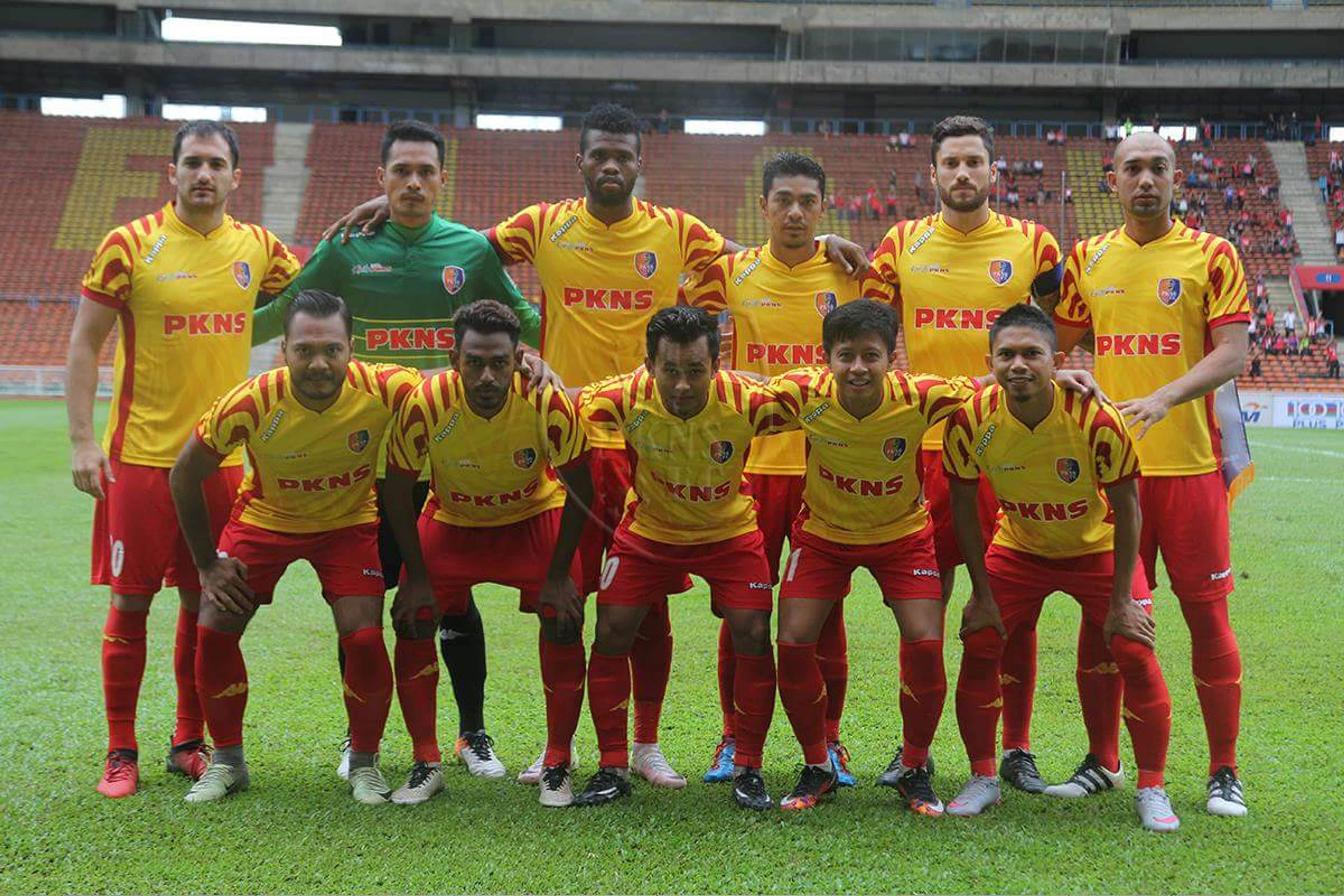PKNS first eleven against Kelantan 27/1/2017