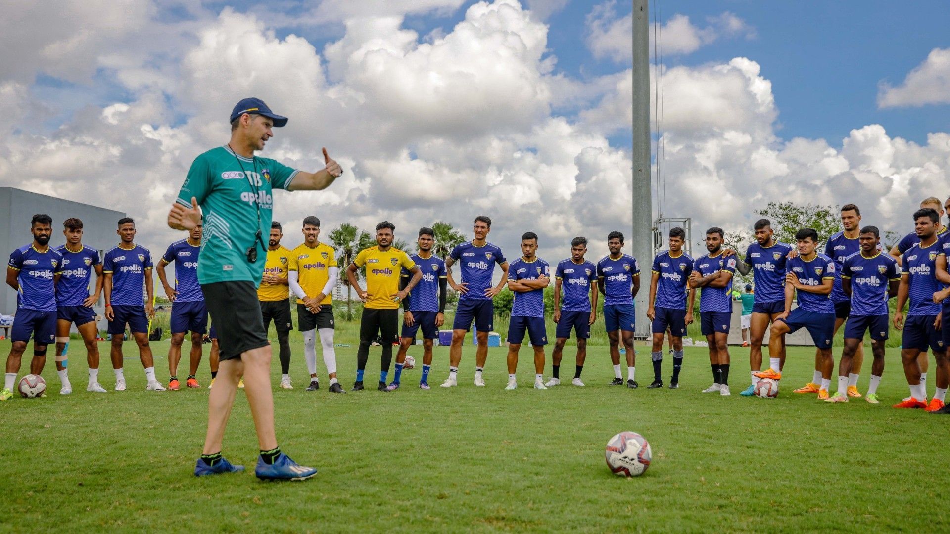 Thomas Brdaric Chennaiyin training 2022