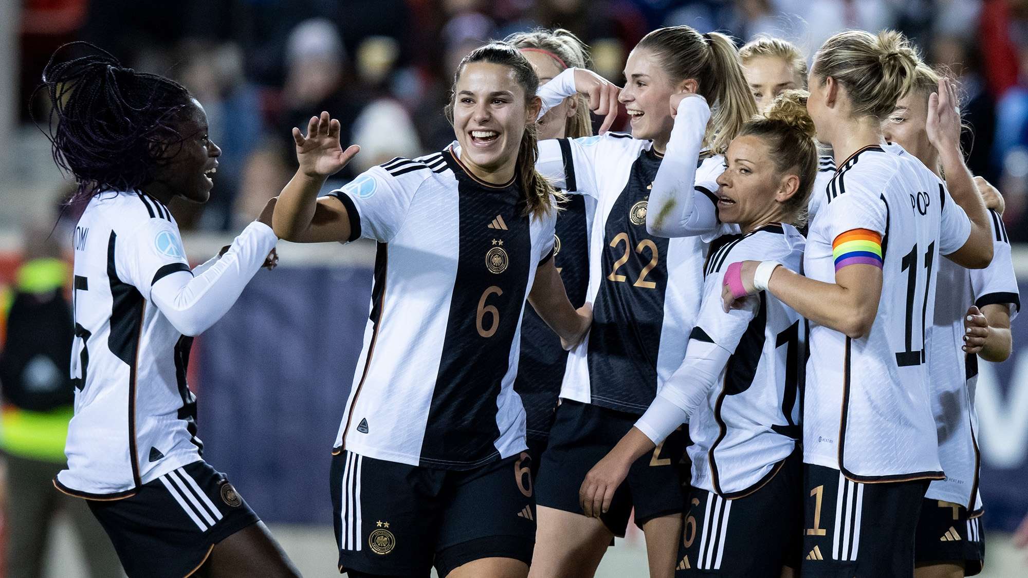 Deutschland Frauen Jubel Tor 2022