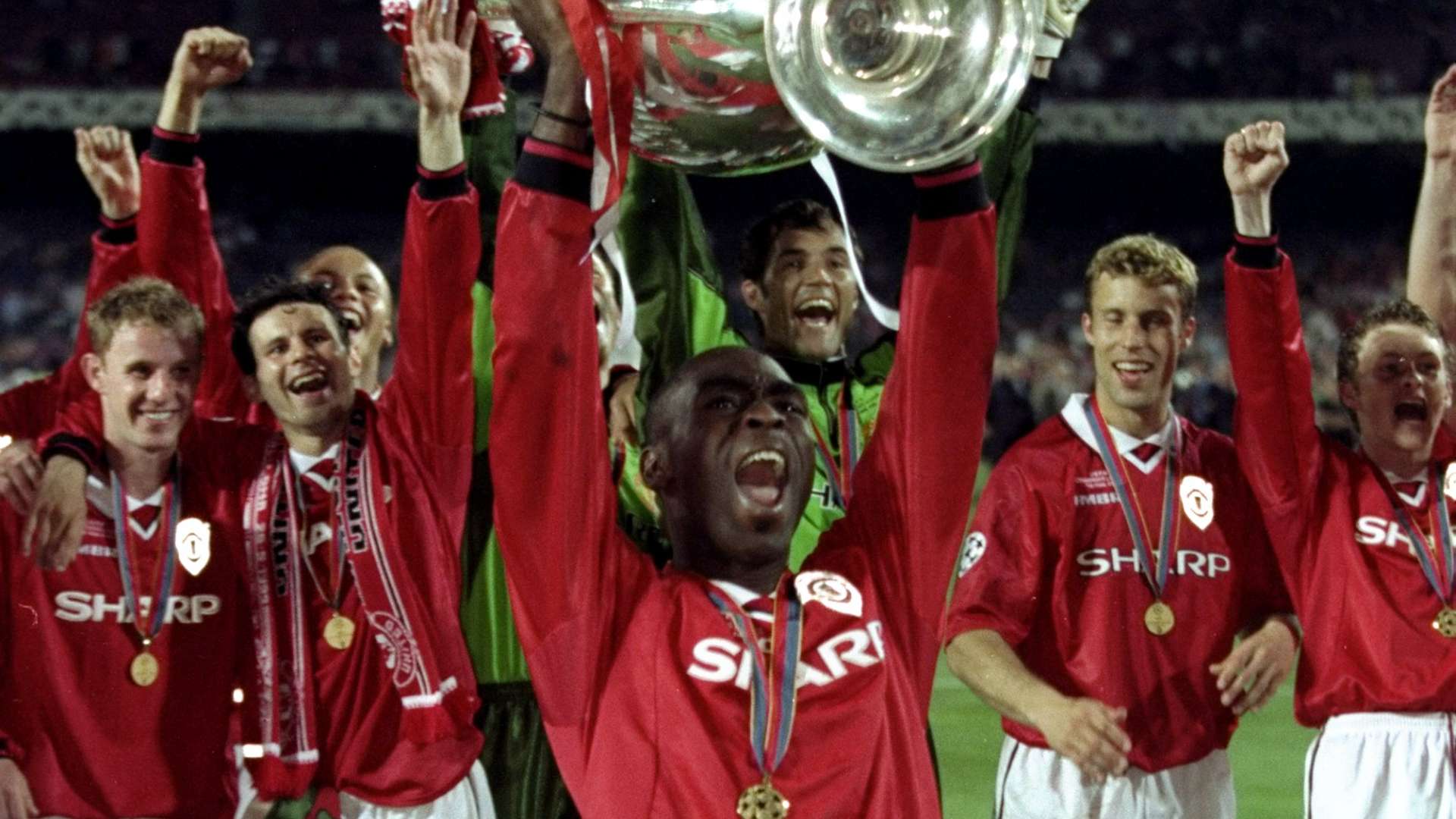 Manchester United Andy Cole Champions League 1999
