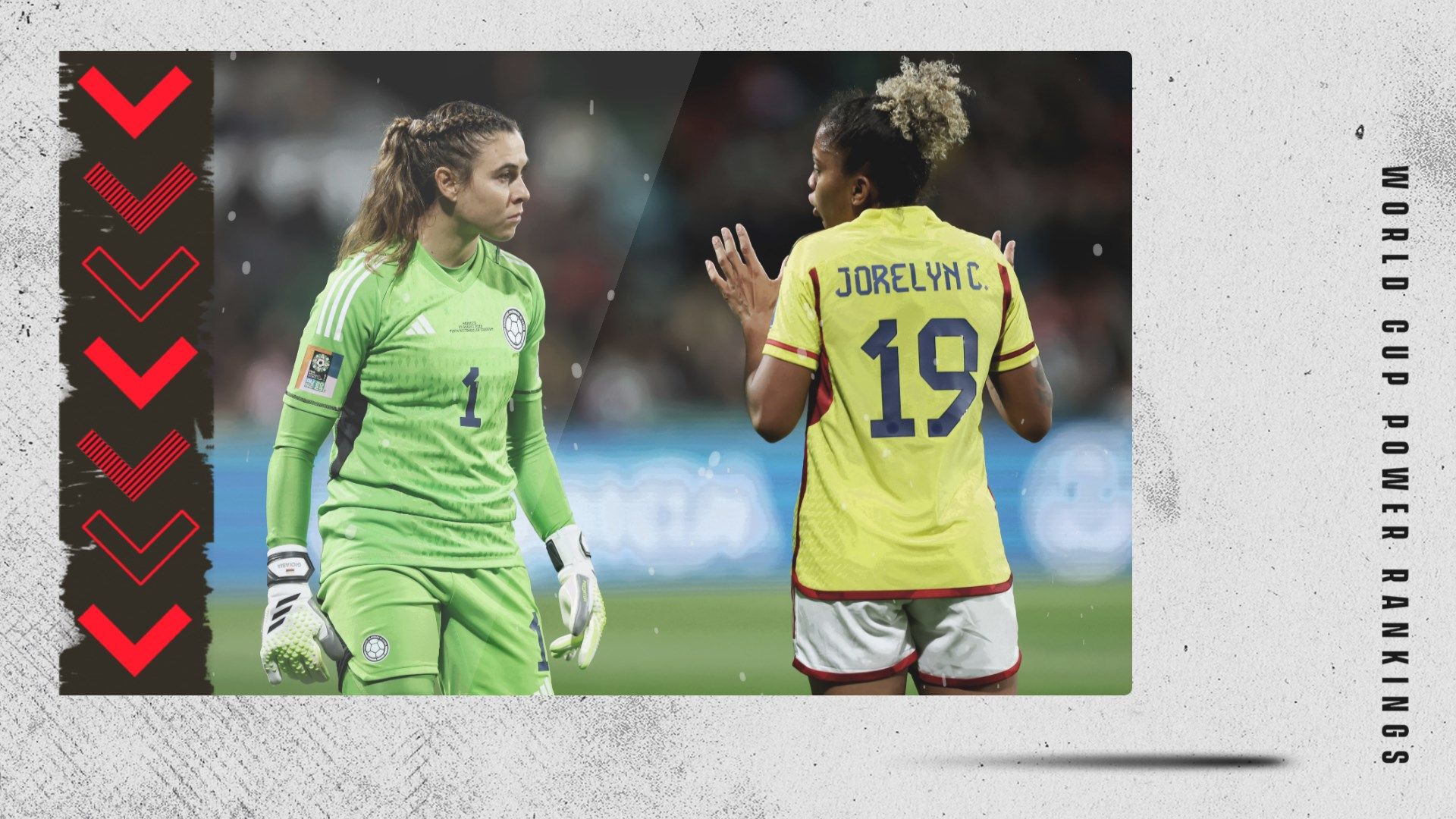 Colombia World Cup power rankings down