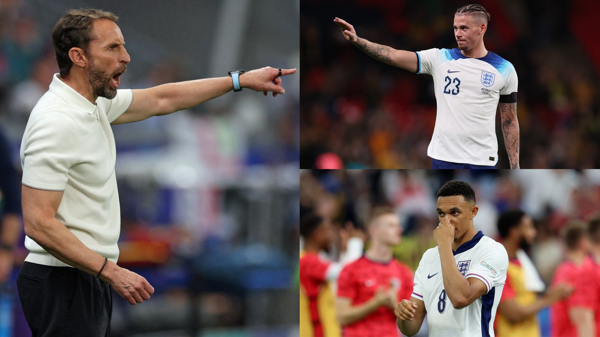 Gareth Southgate Trent Kalvin Phillips