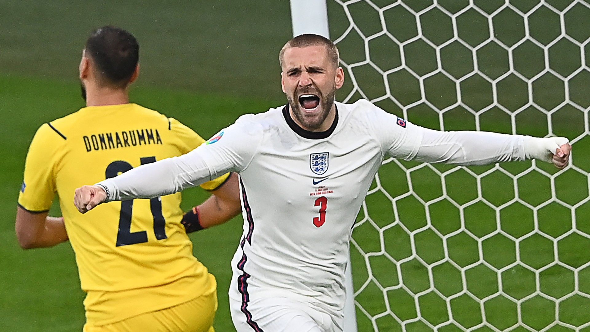 Luke Shaw England Italy Euro 2020