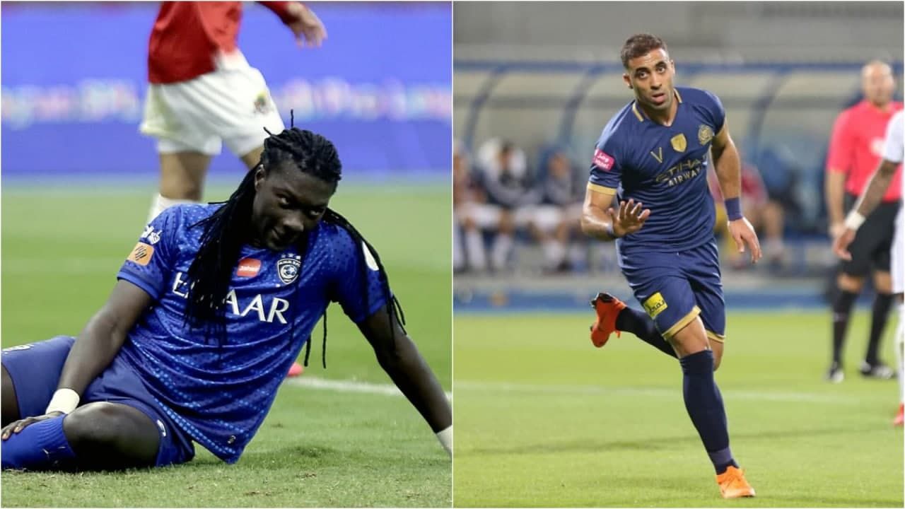 Bafetimbi Gomis - Abderazak Hamdallah Al Hilal Al Nassr 27.1.2021