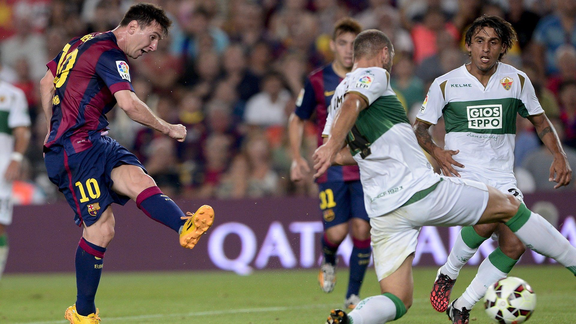 Lionel Messi Elche Barcelona La Liga Matchday 1