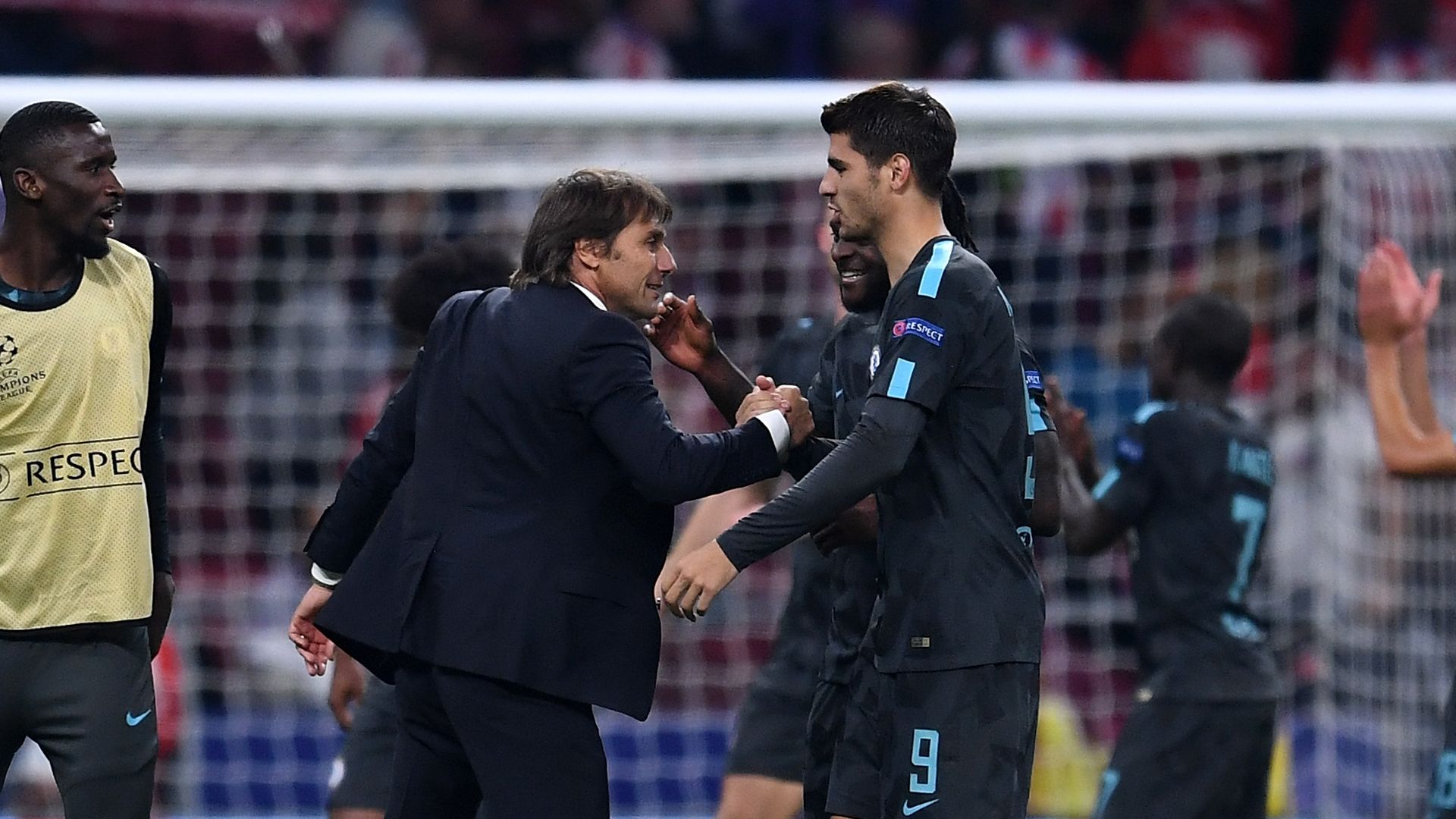 Antonio Conte & Alvaro Morata