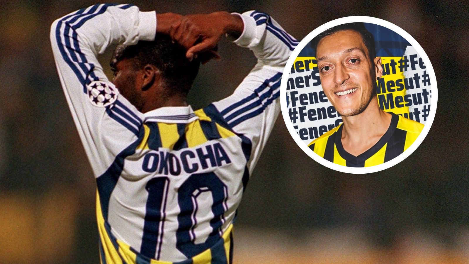 Jay-Jay Okocha Mesut Ozil GFX