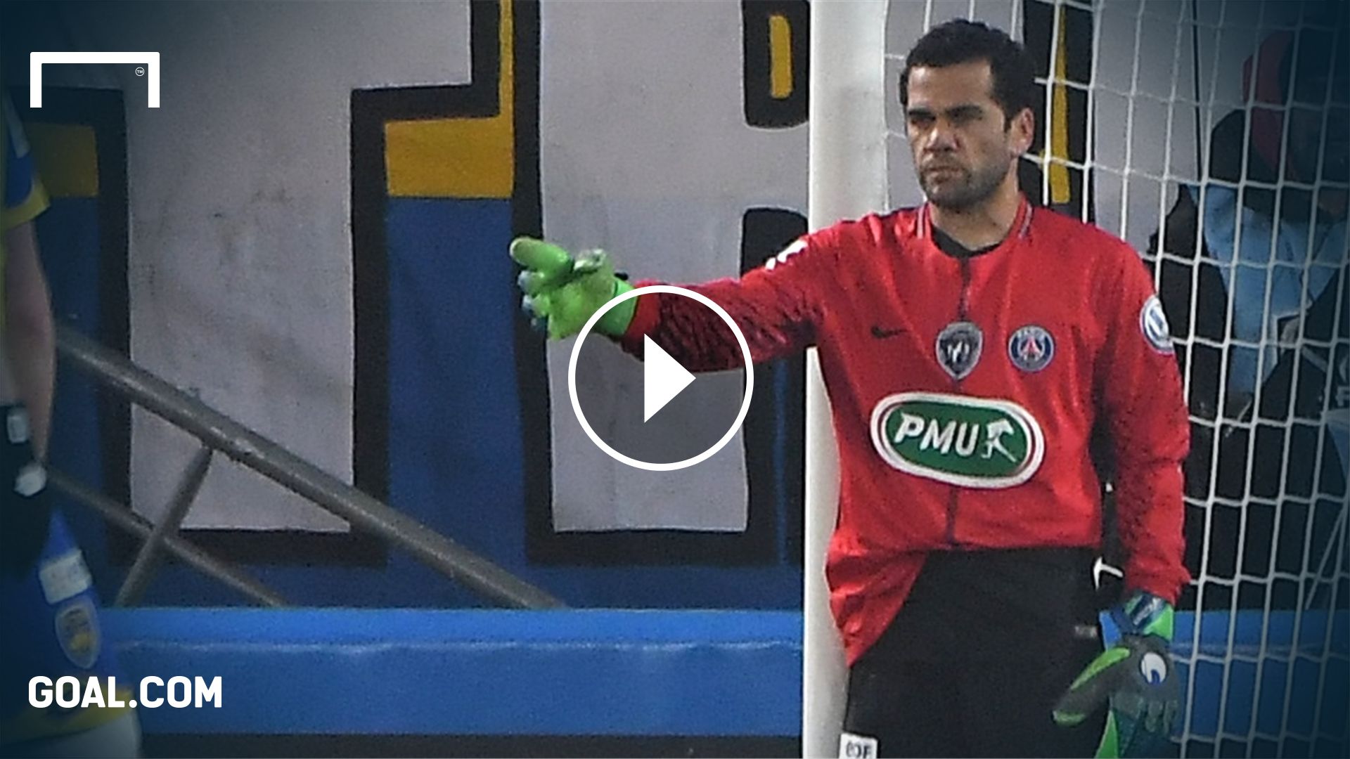 GFX PSG Coupe de France Dani Alves Goalkeeper