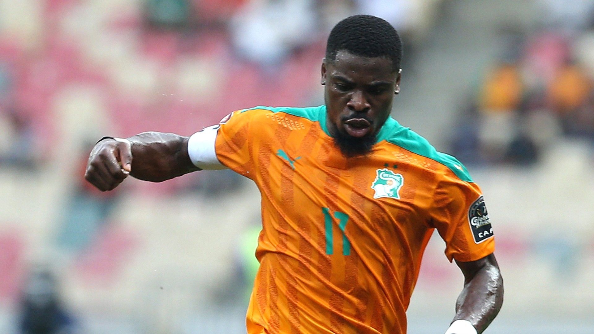 Serge Aurier of Ivory Coast.