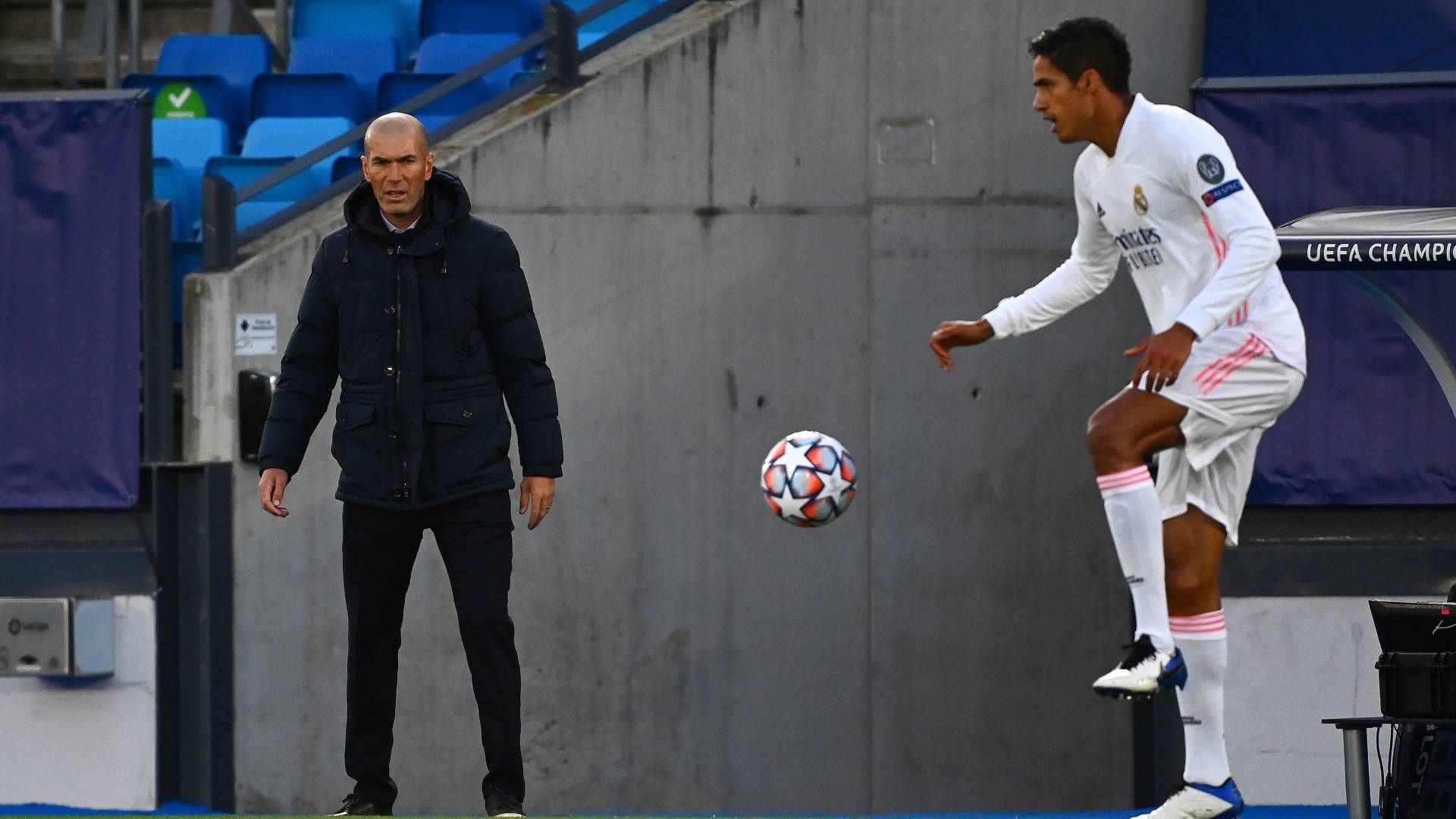 Zinedine Zidane Raphael Varane Champions League