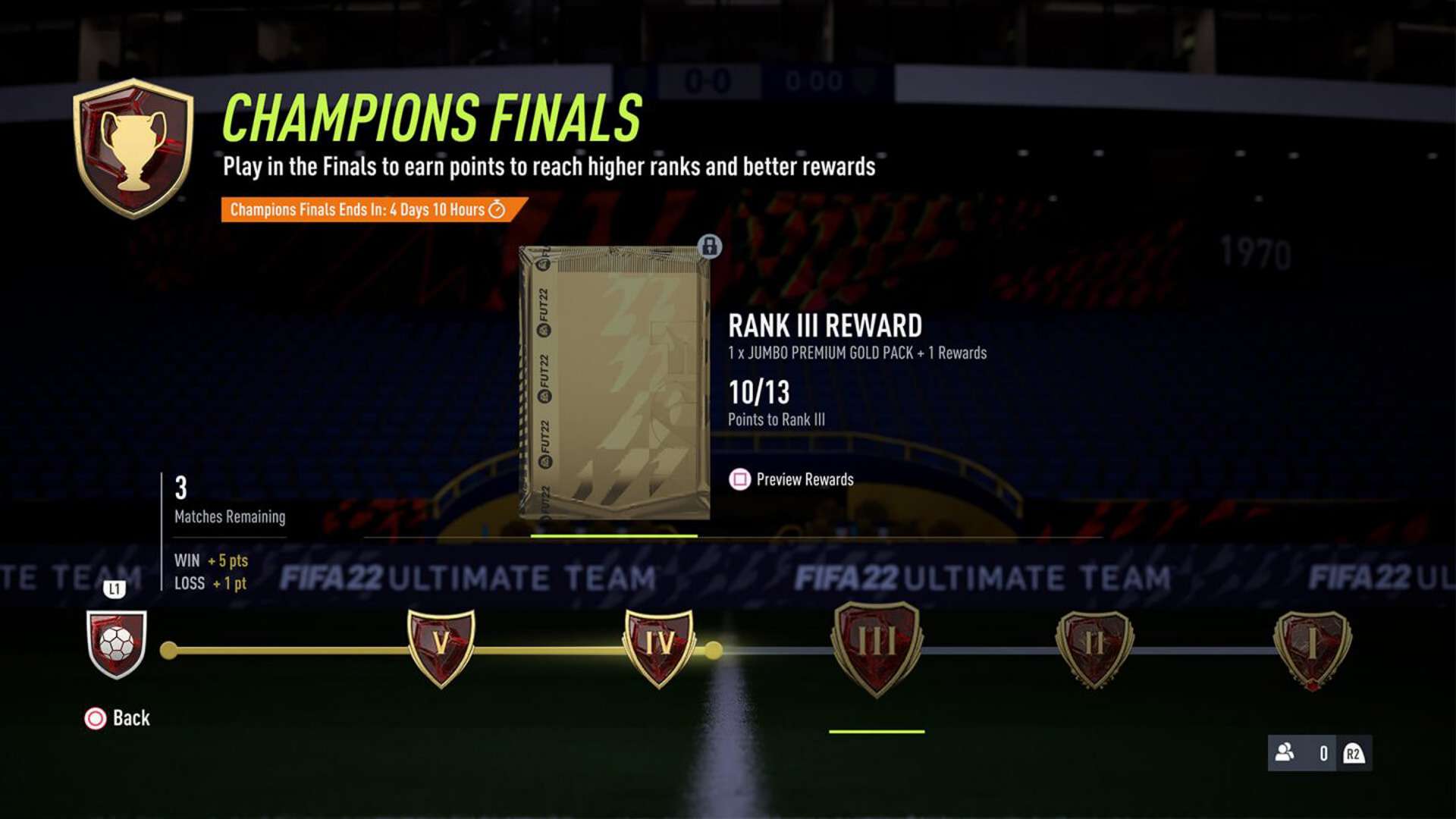 FIFA 22 Ultimate Team FUT Champions Finals