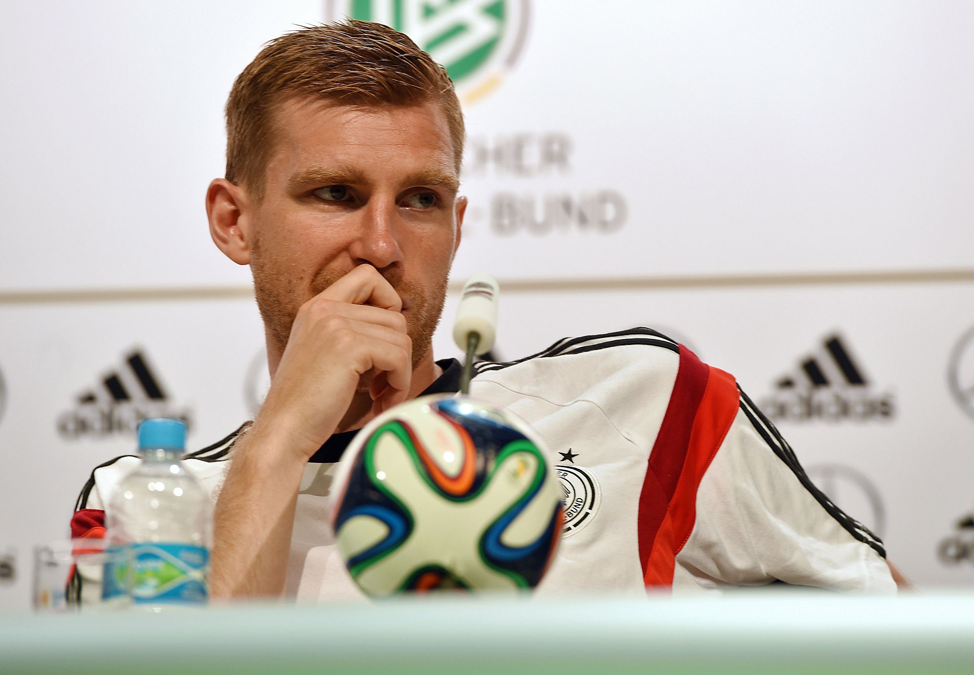 Per Mertesacker Germany Press conference 2014 World Cup 06192014