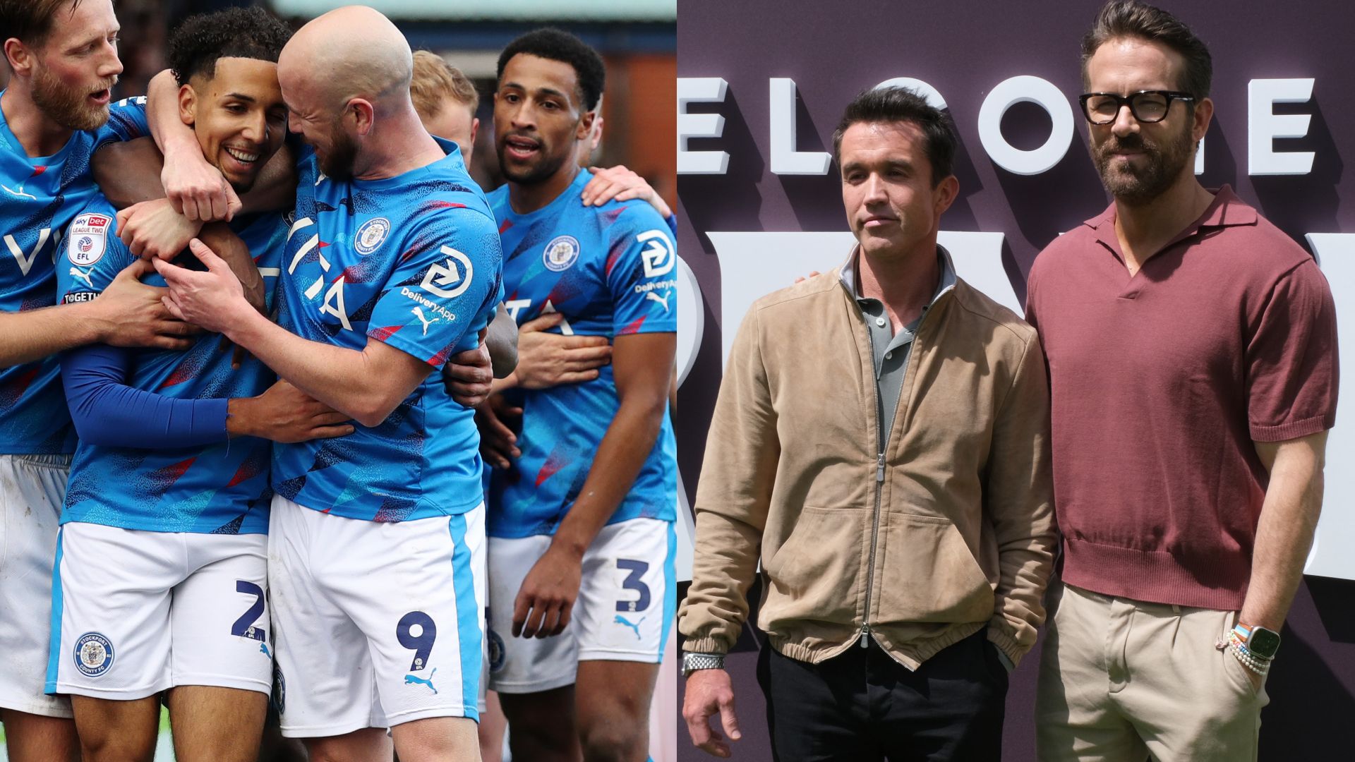 Stockport Wrexham split