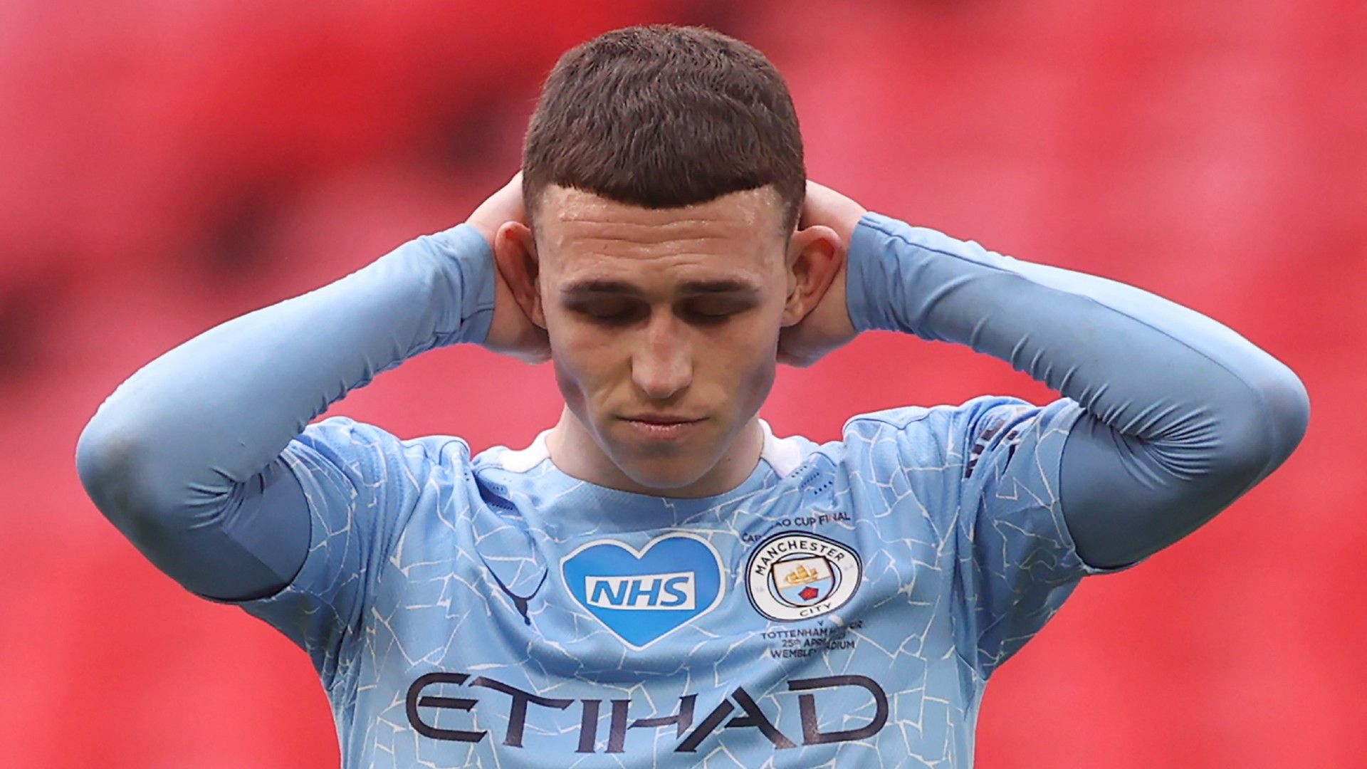 Phil Foden Man City vs Tottenham Carabao Cup final 2020-21