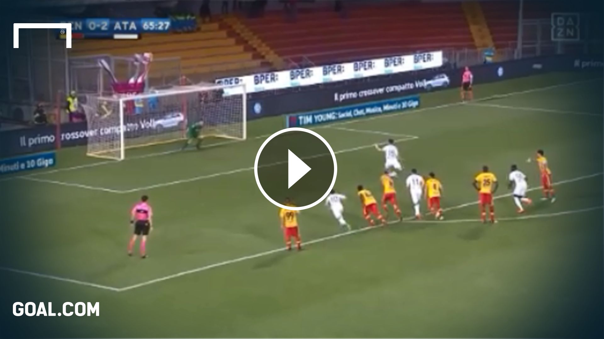 Playbutton atalanta benevento