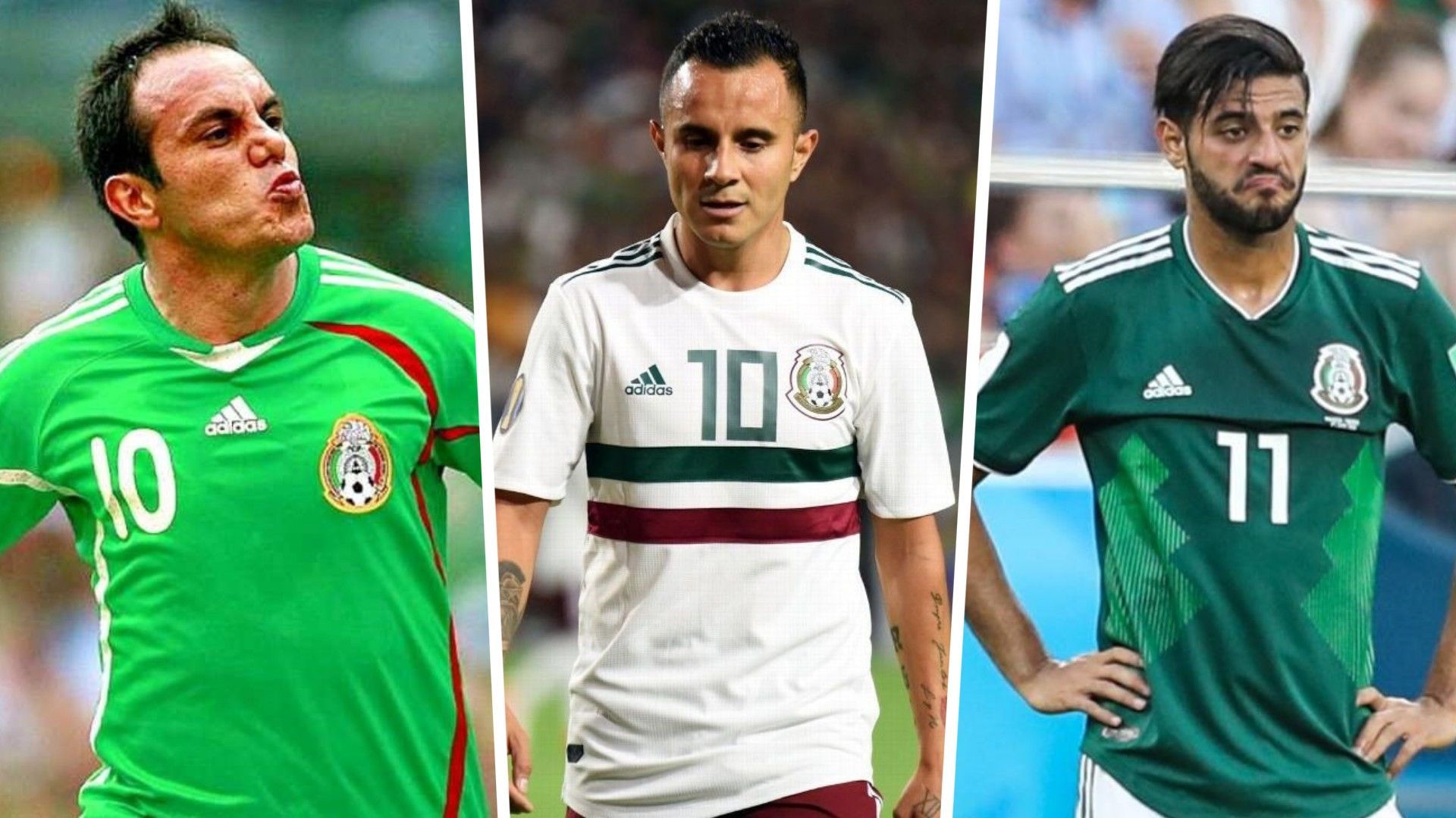 Cuauhtémoc Blanco Carlos Vela Luis Montes Selección mexicana