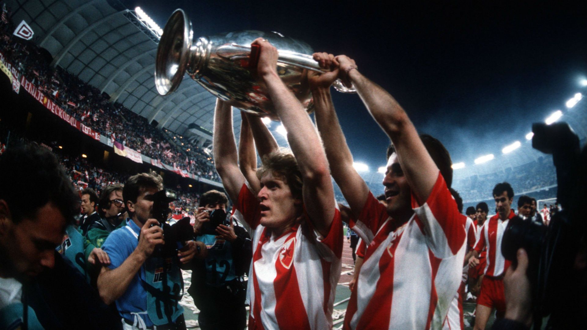 GER ONLY  Robert Prosinecki  Roter Stern Belgrad Europapokal der Landesmeister 1991