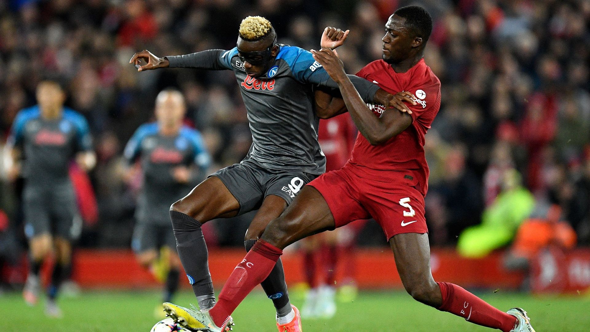 Victor Osimhen Ibrahima Konate Napoli Liverpool 2022