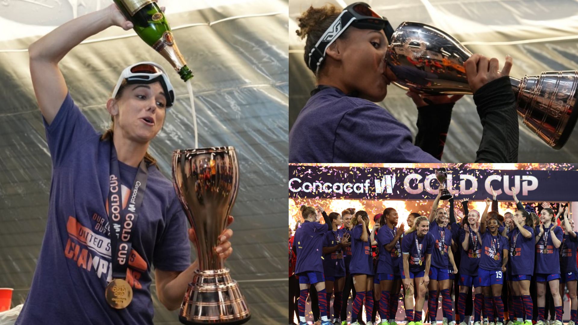 Alex Morgan Sophia Smith USWNT W Gold Cup 2024