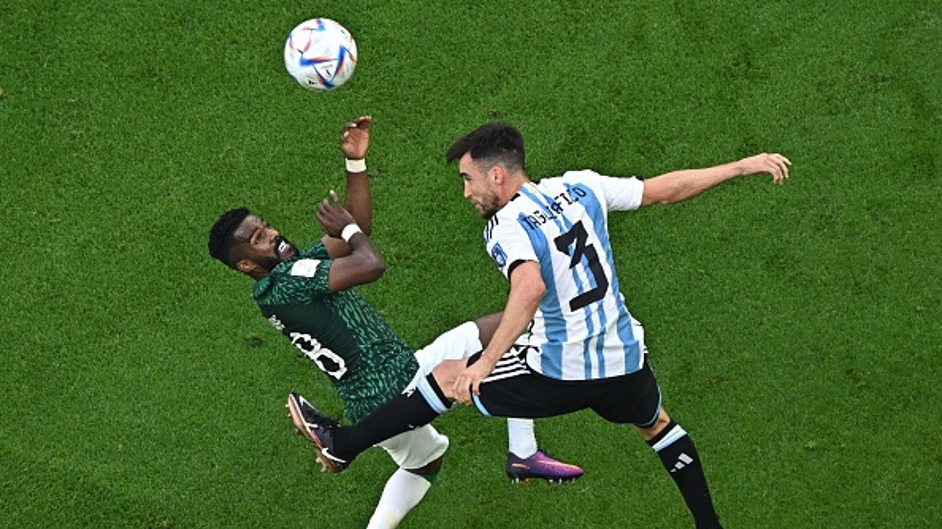 Argentina - Nicolas Tagliafico - Saudi - Nawaf Al-Abed - world cup 2022