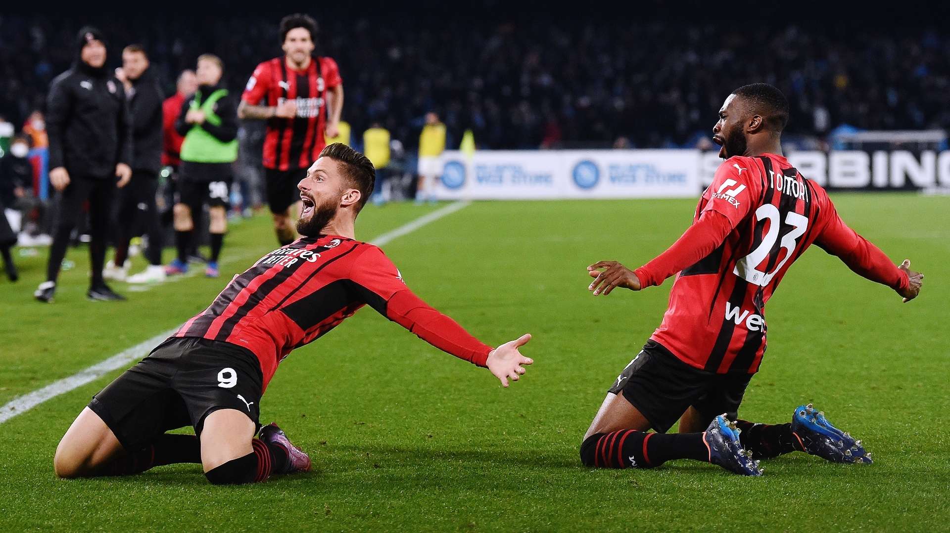 Giroud Napoli Milan Serie A 2021-2022