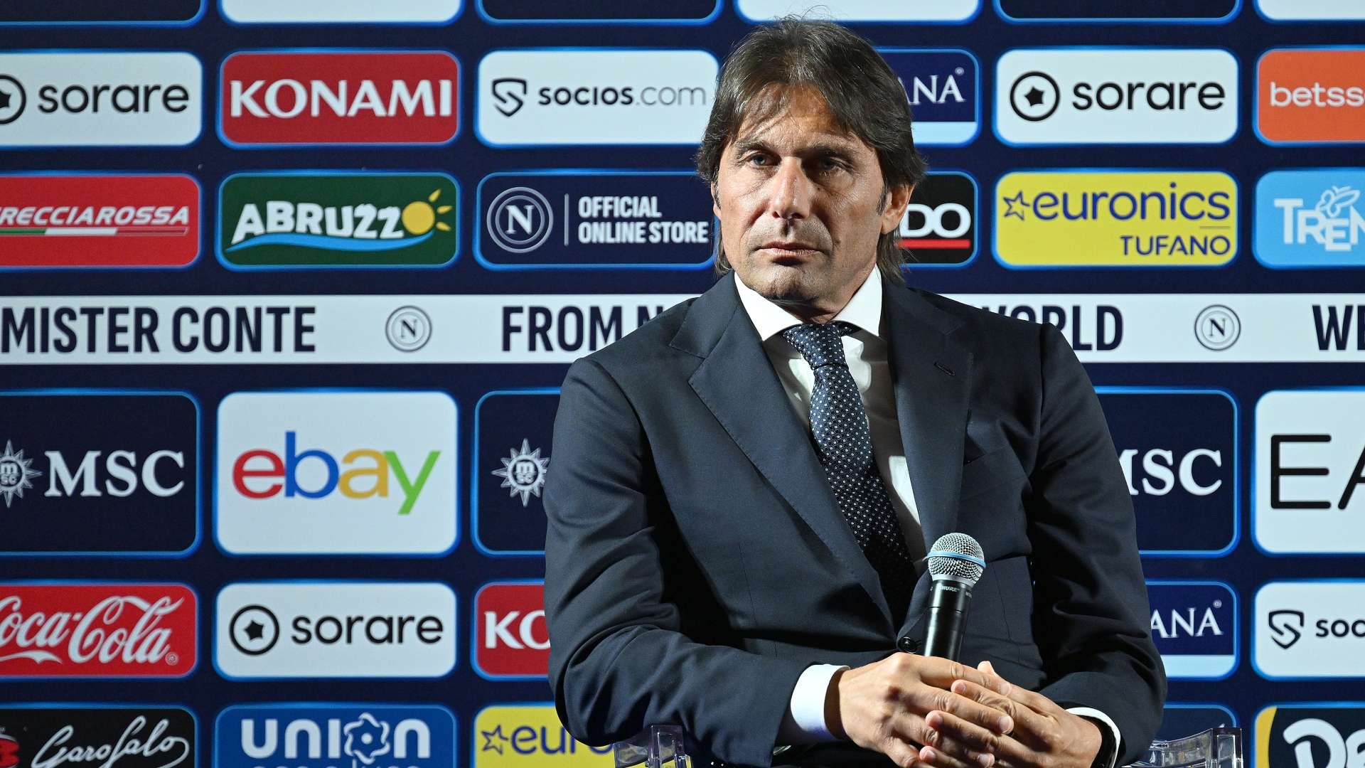 Antonio Conte Napoli press conference presentation 26062024