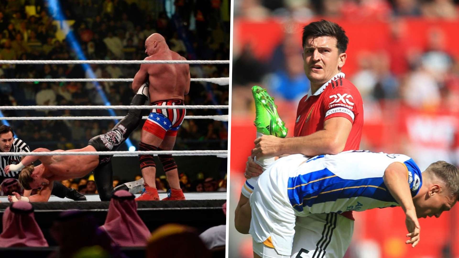 Kurt Angle & Harry Maguire