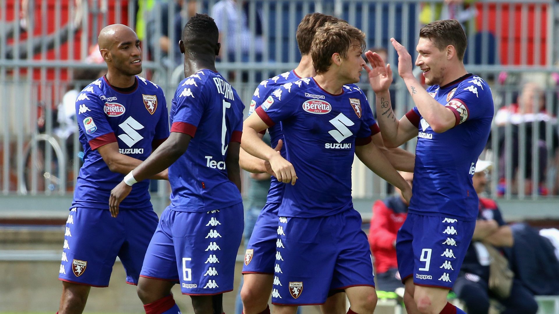 Torino celebrates, Cagliari, Torino, Serie A, 04092017