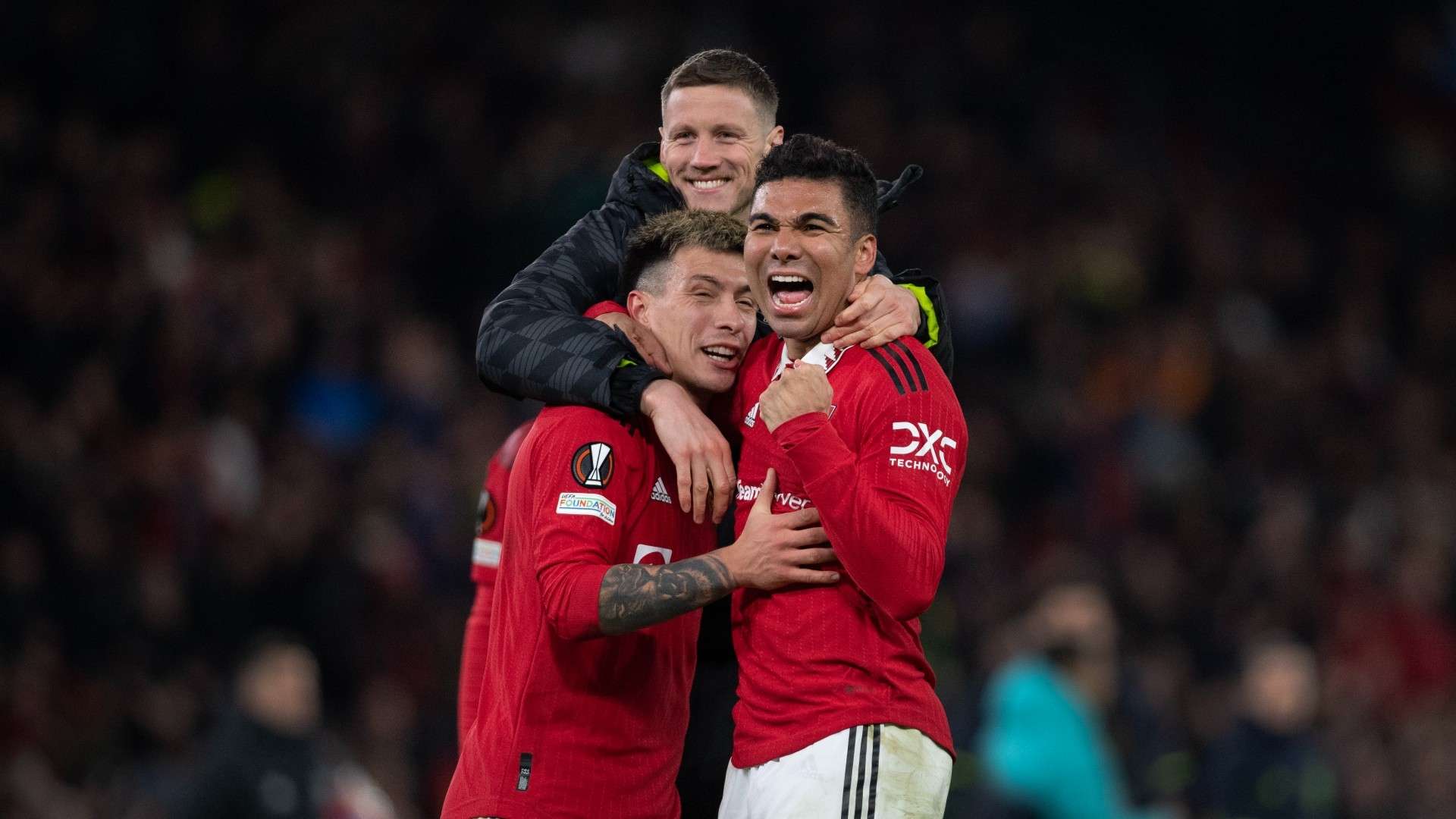 Casemiro Wout Weghorst Lisandro Martinez Man Utd 2022-23