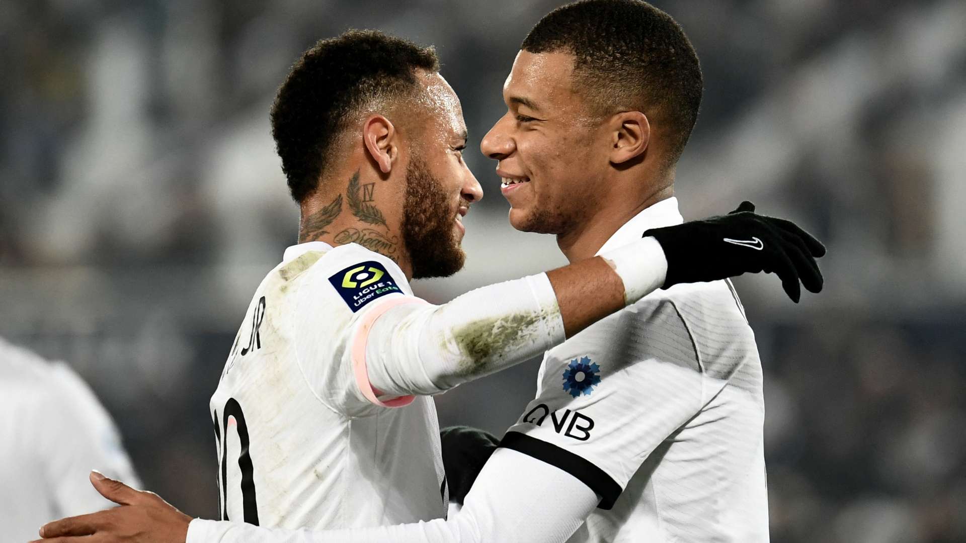 Kylian Mbappe Neymar Bordeaux PSG Ligue 1 06112021