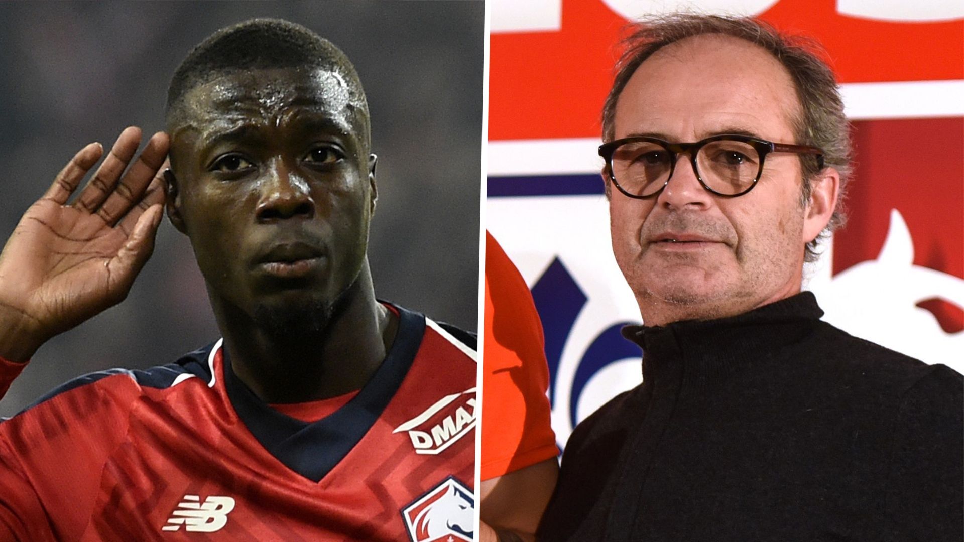Nicolas Pepe Luis Campos Lille 2018-19