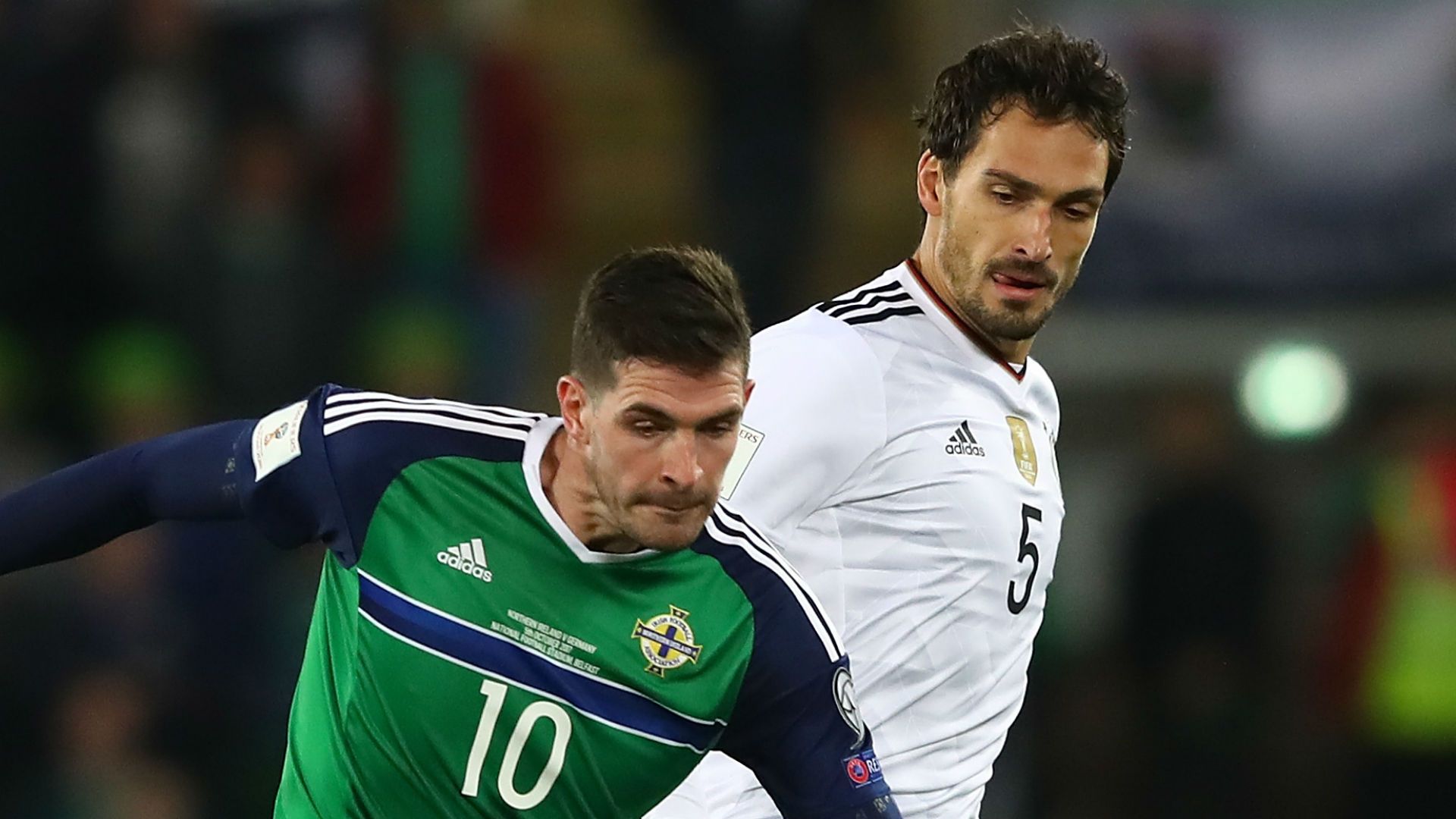 Kyle Lafferty Northern Ireland Mats Hummels Germany
