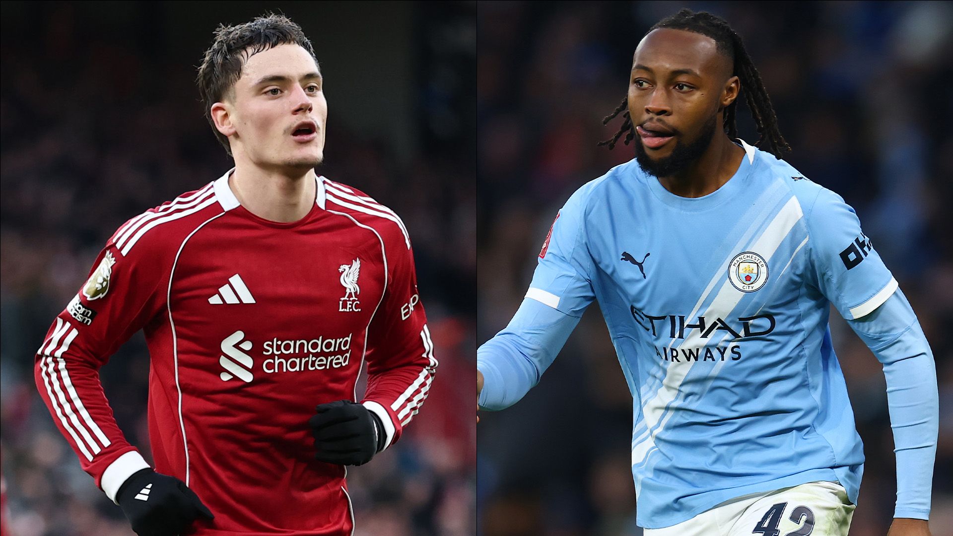 Florian Wirtz Liverpool Antoine Semenyo Man City