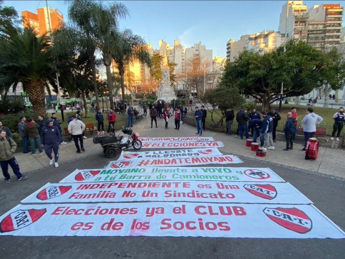 Protestas Independiente vs Moyano 22072022