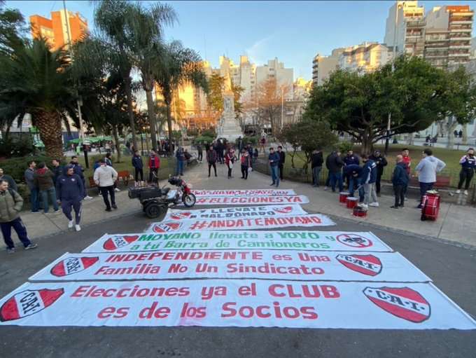 Protestas Independiente vs Moyano 22072022