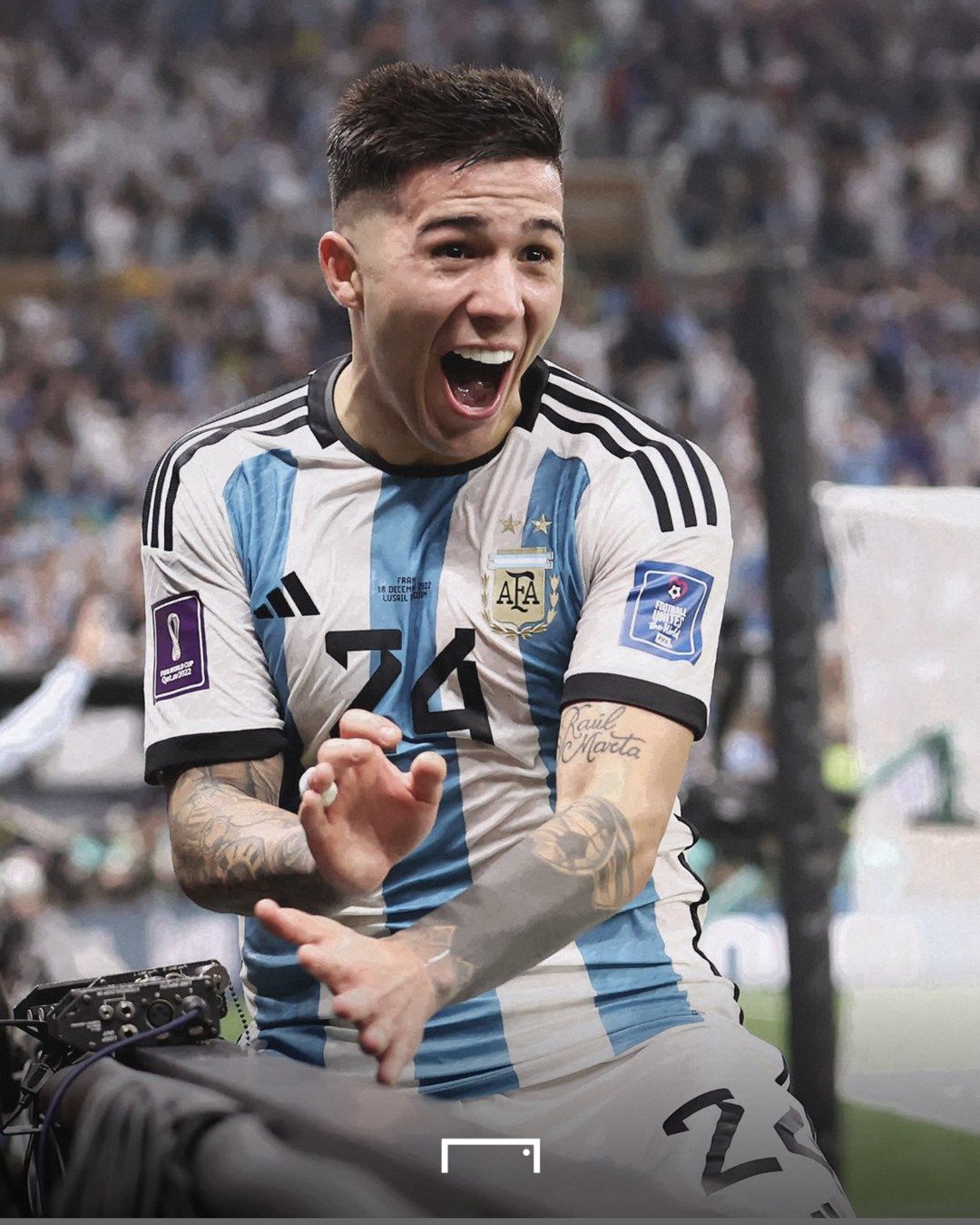Enzo Fernandez Argentina 2022 World Cup GFX