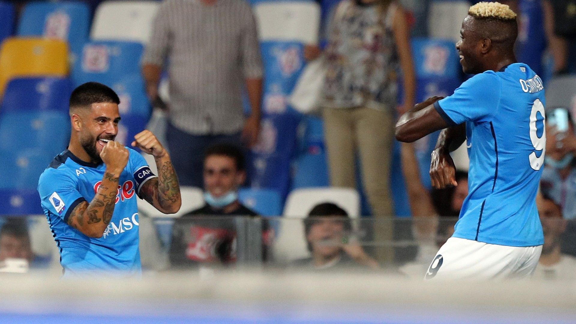 Insigne Osimhen Napoli Cagliari