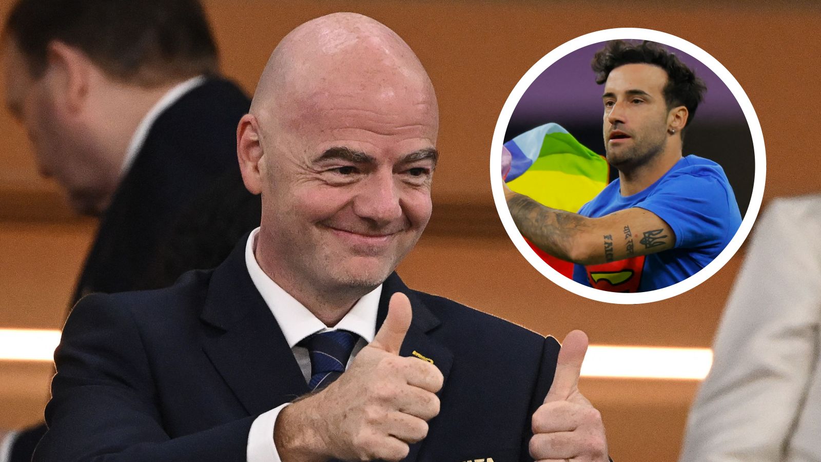 GFX Gianni Infantino Mario Ferri 2022